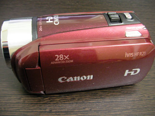 ビデオカメラ データ救出 Canon iVIS HFR21 東京都練馬区