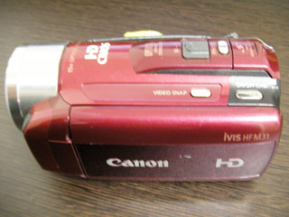 ビデオカメラ データ復旧 Canon iVIS HF M31 福島県いわき市のお客様