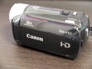 Canon iVIS HF R21 ビデオカメラ データ救出 千葉県市川市