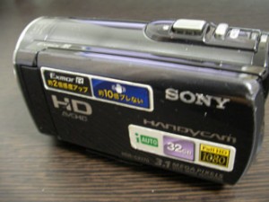 HDR-CX170 ソニーハンディカム 誤って動画を削除 京都府城陽市
