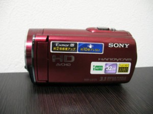 HDR-CX170 SONY ビデオカメラのデータ復元