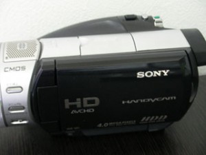 SONY HDR-SR1 ビデオカメラのデータ復元