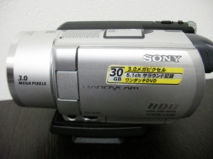 HDR-SR100 ソニーハンディカムのデータ復旧 大阪府