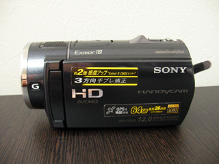 ビデオカメラ復元 SONY HDR-CX520 PCにつないで消した