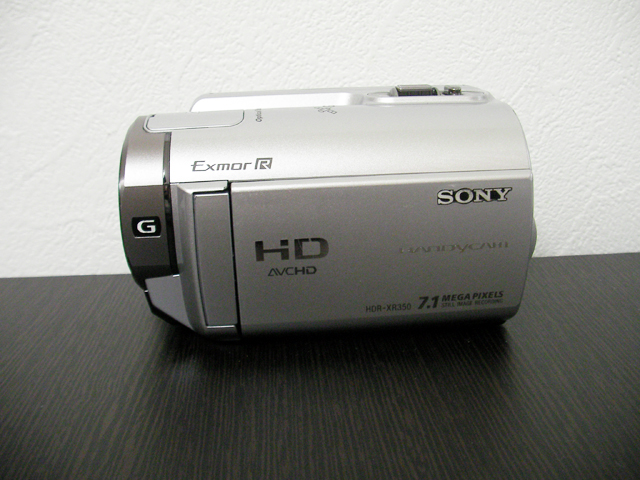 ビデオカメラ復旧 SONY HDR-XR350V フォーマットエラー 静岡県