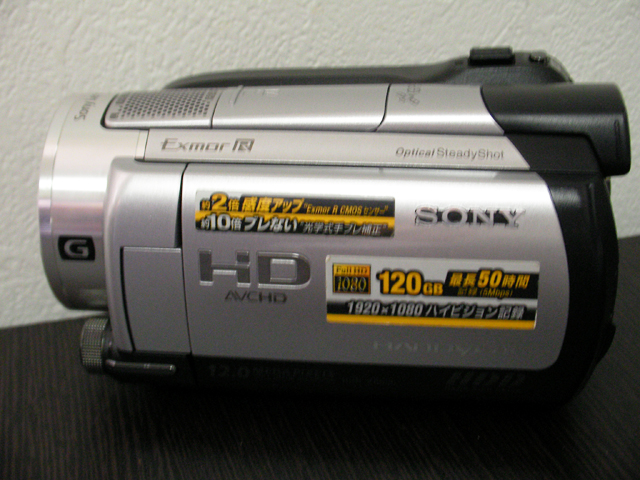 SONY HDR-XR500V ビデオカメラ復旧