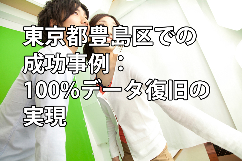 東京都豊島区での成功事例：-100%データ復旧の実現